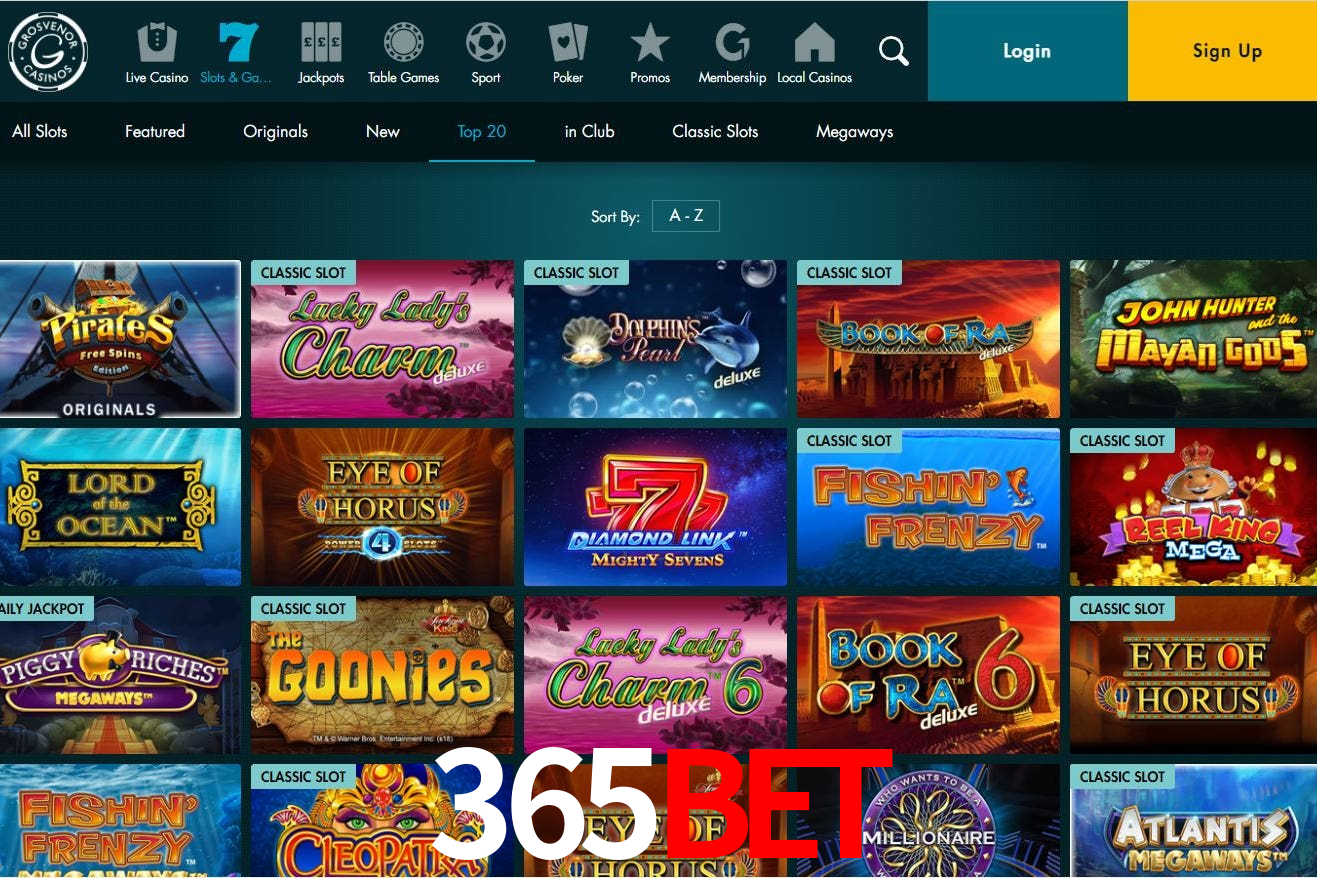Descubra o Mundo do Cassino Online com 365Bet